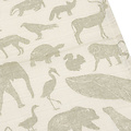 Jollein Jollein Mull Mundtuch Animals Olive Green 3St