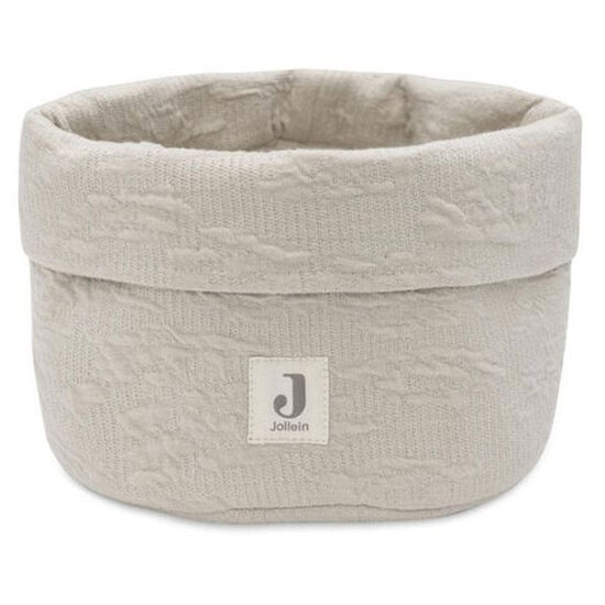 Jollein Jollein opbergmandje Soft Waves Nougat