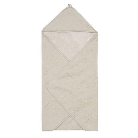 Jollein Jollein hooded towel 75x75cm Soft Waves Nougat