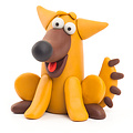 Hey Clay Pâte à modeler Hey Clay animal de la ferme: chien
