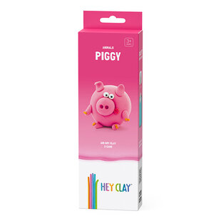 Hey Clay modeling clay farm animal: pig