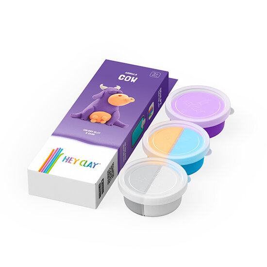 Hey Clay Hey Clay modeling clay farm animal: cow