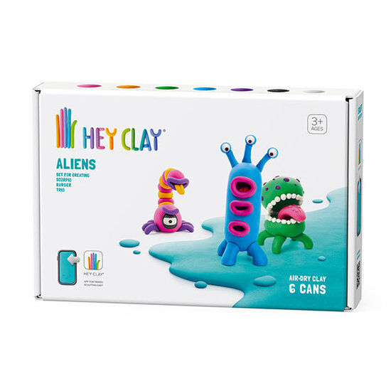 Hey Clay Hey Clay modeling clay aliens: Citizen, Trio, Scorpio