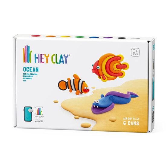 Hey Clay Hey Clay boetseerklei oceaan: clownvis, discusvis, paling