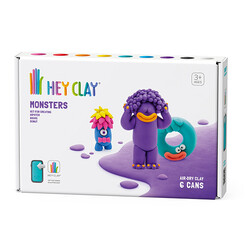 Hey Clay modeling clay monsters: Hipster, Bigwig, Donut