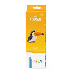 Hey Clay modeling clay farm bird: Toucan