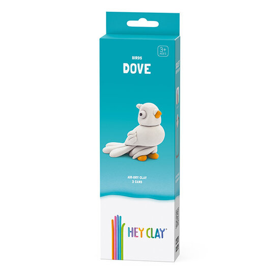 Hey Clay Hey Clay modeling clay bird: dove