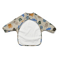 Liewood Liewood Merle bib with sleeves Merle Monsters Blue Mix