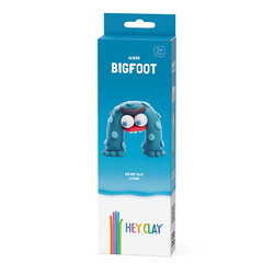 Hey Clay modeling clay alien: Bigfoot