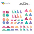 Connetix Tiles Connetix Tiles Pastel Shape Expansion Pack 48 pc magnetic blocks