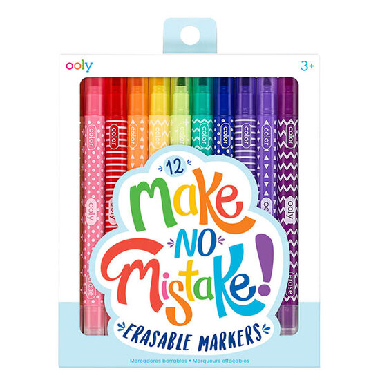 Ooly Ooly Make no mistake erasable markers set of 12