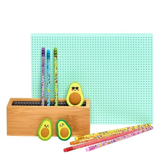 Ooly Ooly | Avocado Love Gum En Puntenslijper Set Van 3