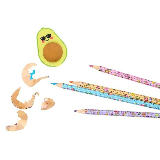 Ooly Gommes et taille-crayon Ooly Avocado Love