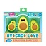 Ooly Ooly | Avocado Love Gum En Puntenslijper Set Van 3