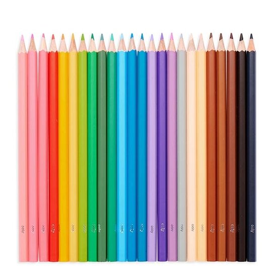 Ooly Crayons de couleur Ooly Color Together 24 pièces