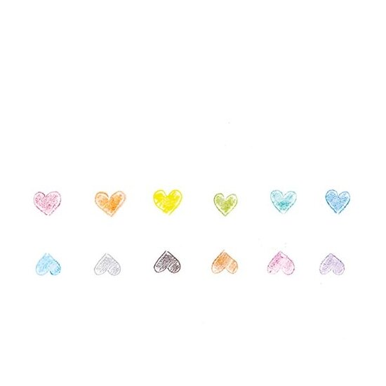 Ooly Crayons de couleur empilables Ooly Heart to Heart