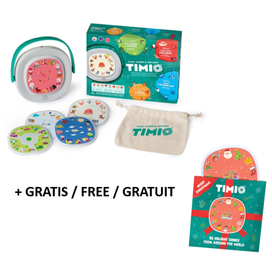 TIMIO TIMIO audio and music player + FREE Christmas disc
