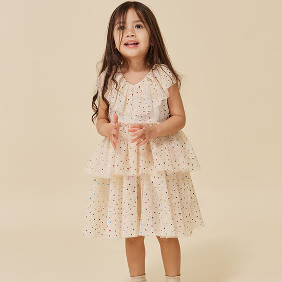 Konges Slojd fairy dress Etoile Multi Brazilian Sand | Little Thingz