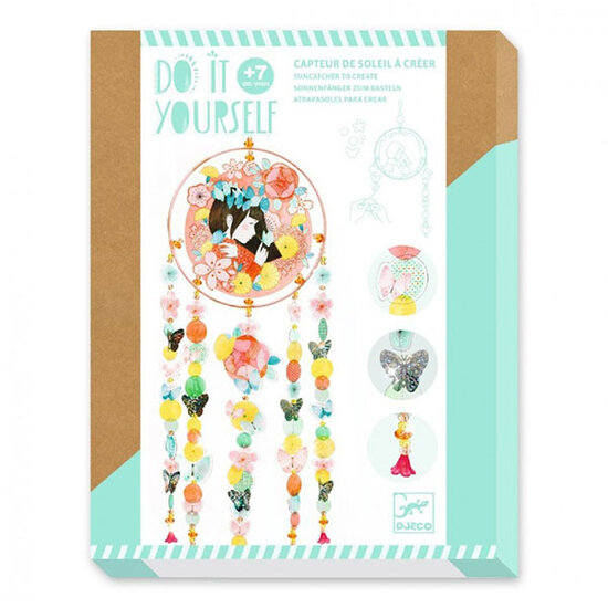 Djeco Djeco craft kit suncatcher Butterflies +7 yrs