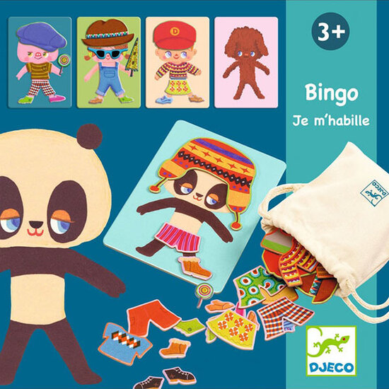 Djeco Djeco Bingo dress up game +3 yrs