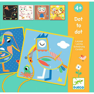 Djeco Schnürkarten Dot-to-Dot +4 Jahre