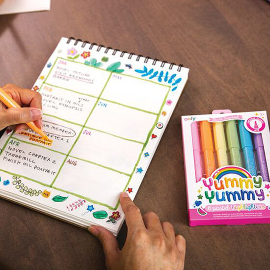 Ooly Ooly Yummy Yummy Duft-Pastell-Textmarker 6 Stk