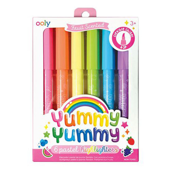 Ooly Ooly Yummy Yummy scented pastel highlighters 6 pcs