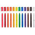 Ooly Crayons de fenêtre Ooly Rainy Dazy 12 pièces