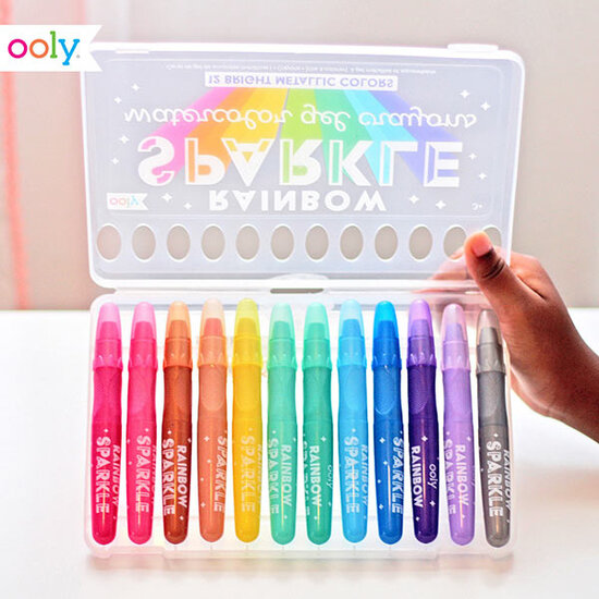 Ooly Crayons à gel métallisé Ooly Rainbow Sparkle 12pcs