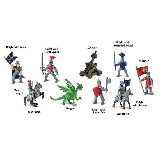 Safari Ltd Figurines de jeu chevaliers et dragons collection 1 Safari Ltd