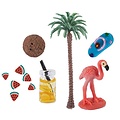 Petit Boum Petit Boum sensorische fles - flamingo