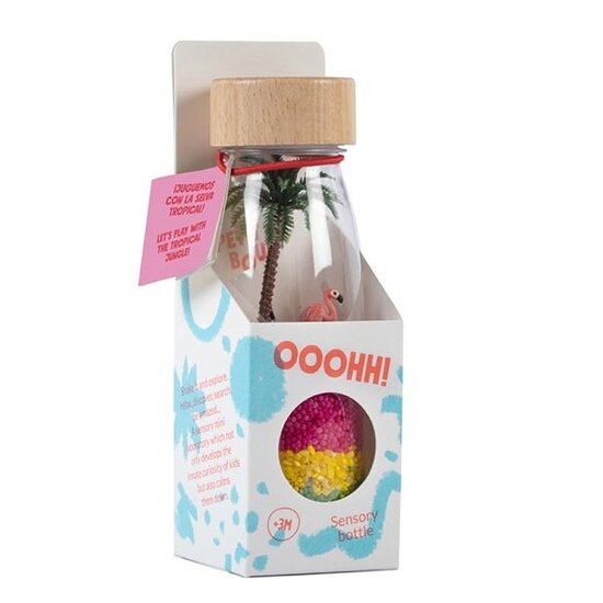 Petit Boum Petit Boum sensory bottle - flamingo