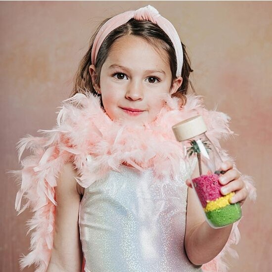 Petit Boum Petit Boum sensorische fles - flamingo