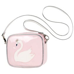 Pink Swan shoulder bag