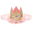 Souza  Souza gold birthday crown with ruffles