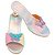 Souza Souza high heel slipper Ophelie rainbow butterfly