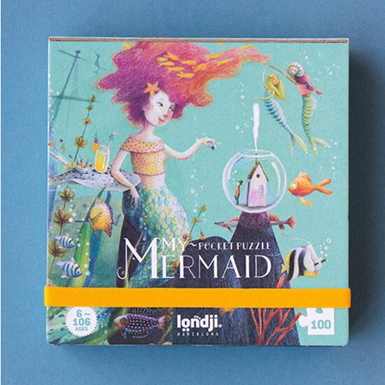 Londji Londji pocket puzzel My mermaid 100st +6jr