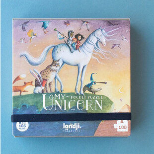 Londji Pocket-Puzzle My unicorn 100-Teilig +6Jahre