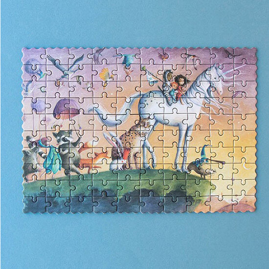 Londji Londji pocket puzzle My unicorn 100pcs +6yrs