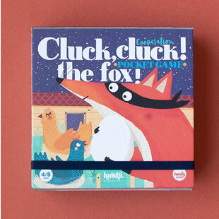 Londji Cluck Cluck! The Fox! Pocket-Spiel +4 Jahre