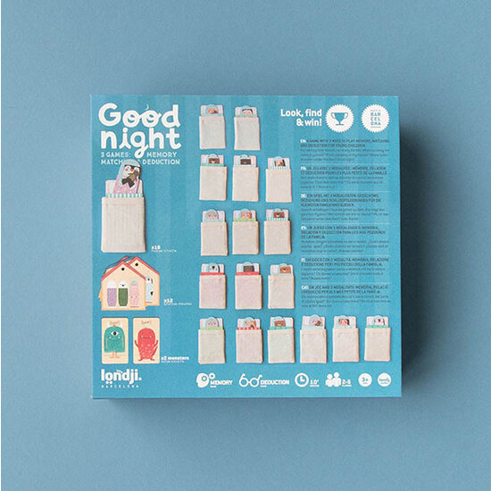 Londji Londji Good Night memory spel +3jr