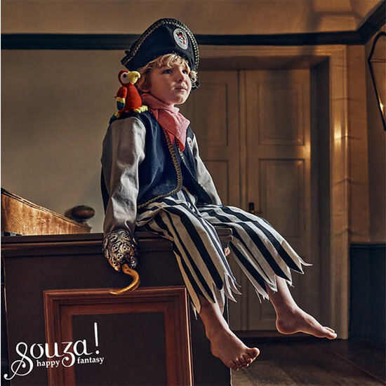 Souza Costume de pirate Souza Duncan avec perroquet
