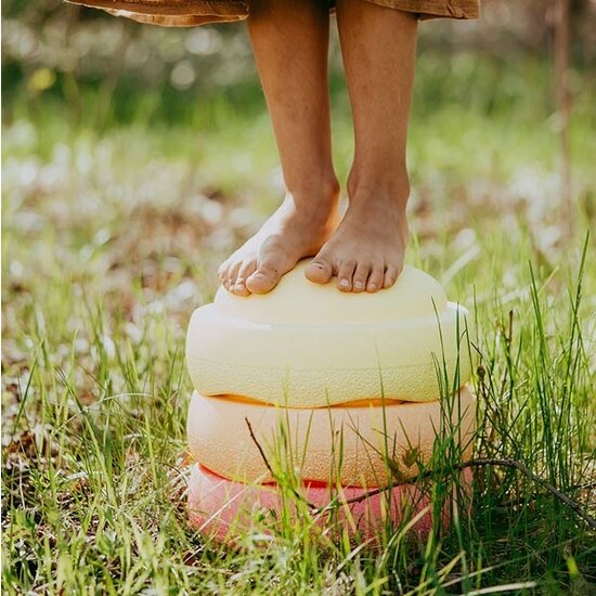 Stapelstein Stapelstein stapelstenen Warm Pastel 3 stuks