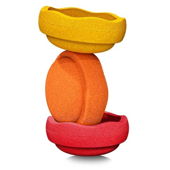 Stapelstein Stapelstein stacking stones Warm Classic 3 pieces