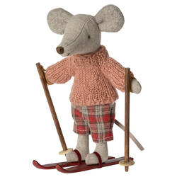 Maileg winter mouse with ski set big sister