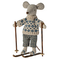Maileg Maileg Winter Maus mit Skiset Vater