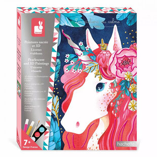 Janod 3D painting kit - Create unicorns