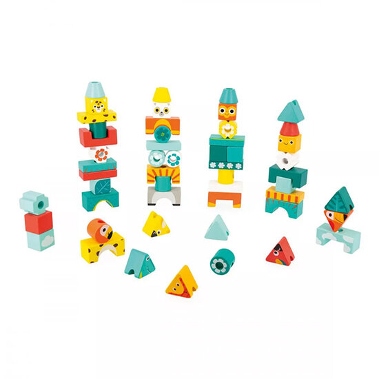 Janod Janod Tropik Totem Tour d'Empilage