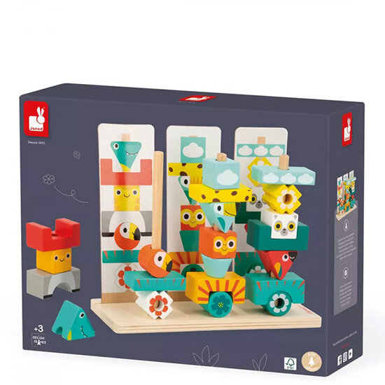 Janod Janod Tropik Totem Stackable Tower