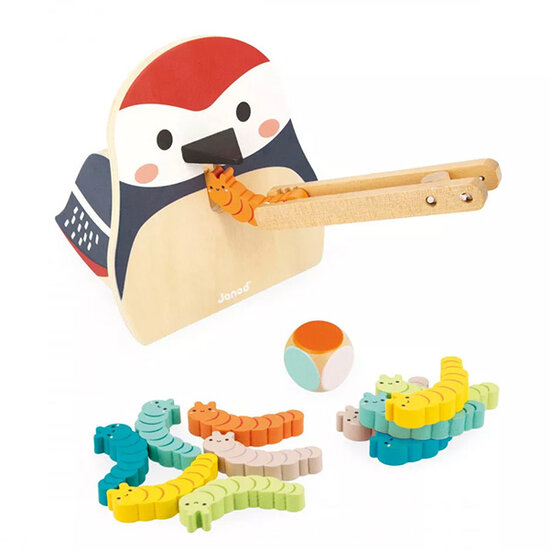 Janod Janod kleurenspel specht en rupsen WWF®